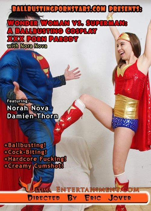 Wonder Woman Vs. Superman – A Ball Busting Porn Parody